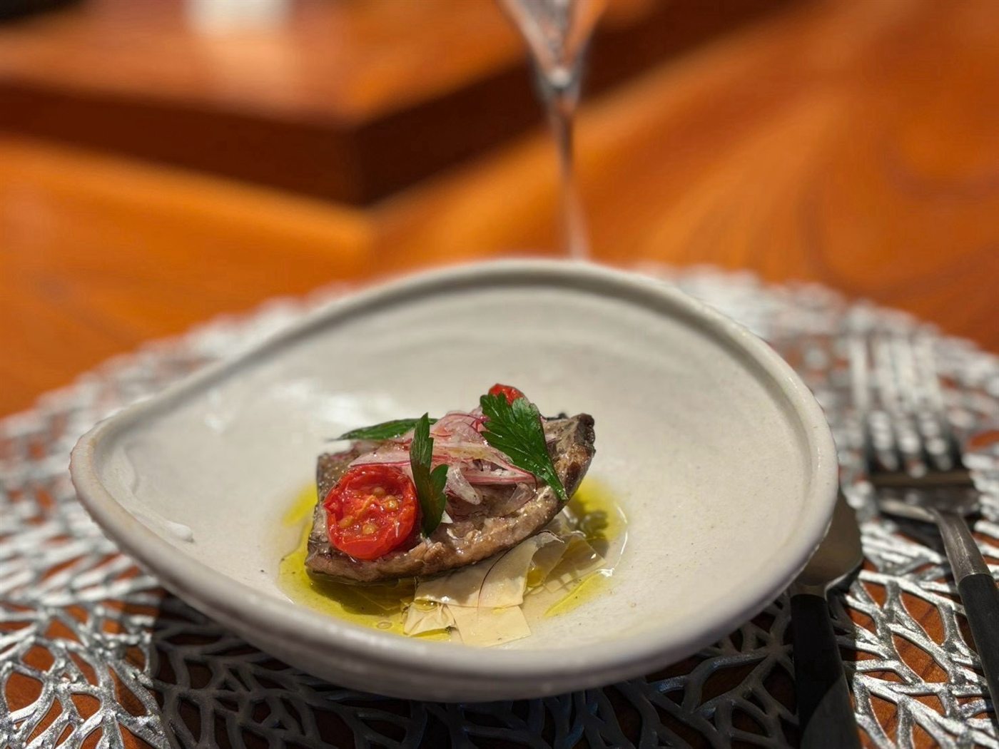 和の器で味わうイタリアン