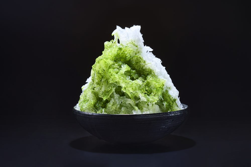 無農薬 木の芽のかき氷